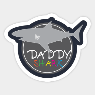 daddy shark Sticker